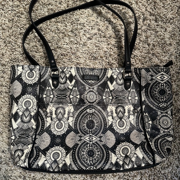 Sakroots wanderlust Artist Circle Zip Tote NWOT - Picture 5 of 7